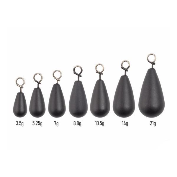 CAMO Lures Tungsten Jika Sinker - Schwarz
