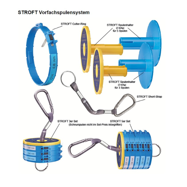 Stroft Vorfachspulensystem - 5er Set