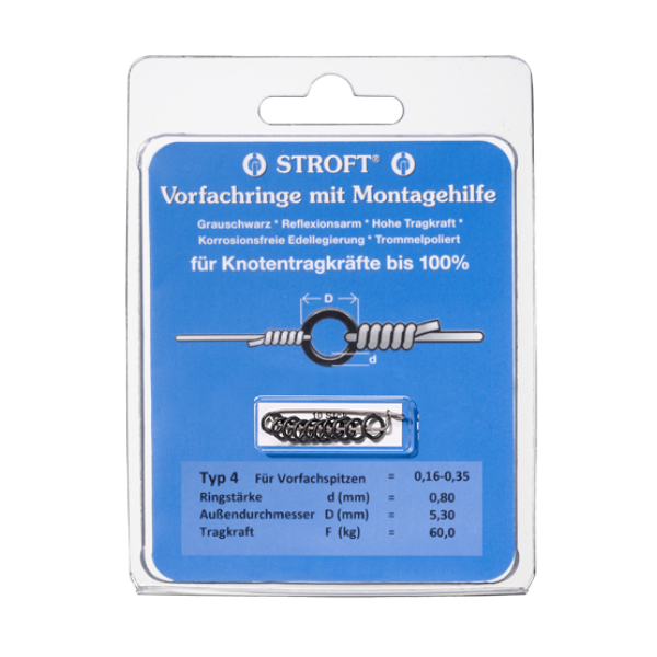 Stroft Vorfachringe mit Montagehilfe