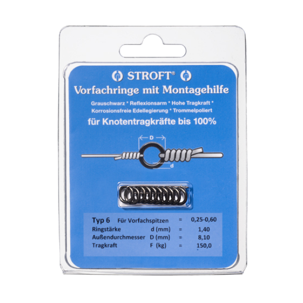 Stroft Vorfachringe mit Montagehilfe